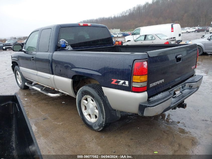 2006 GMC Sierra 1500 Sle2 VIN: 1GTEK19B56Z272722 Lot: 39077052