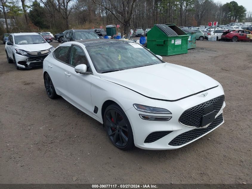 KMTG54TEXPU113425 2023 Genesis G70 3.3T Awd