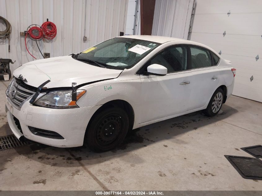 3N1AB7AP0EY263981 2014 Nissan Sentra Sv