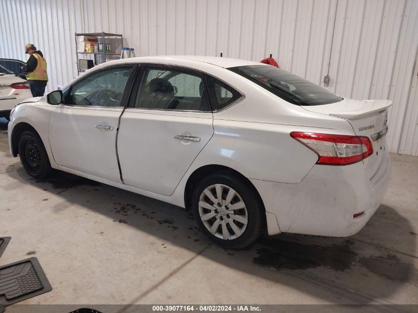 3N1AB7AP0EY263981 2014 Nissan Sentra Sv