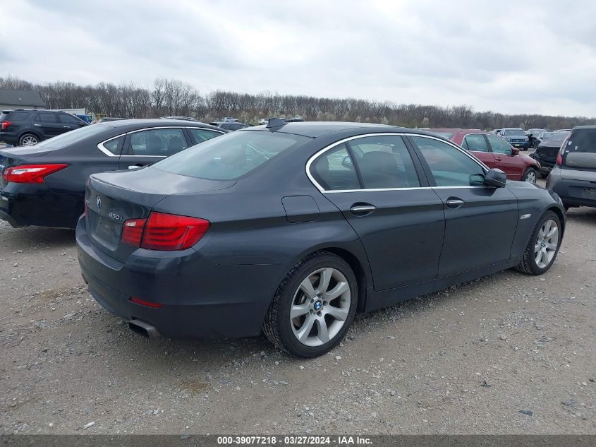 2013 BMW 550I xDrive VIN: WBAFU9C5XDDY71090 Lot: 39435293