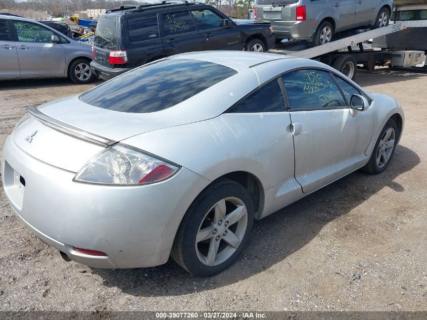 2007 Mitsubishi Eclipse Gs VIN: 4A3AK24F07E062386 Lot: 39077260