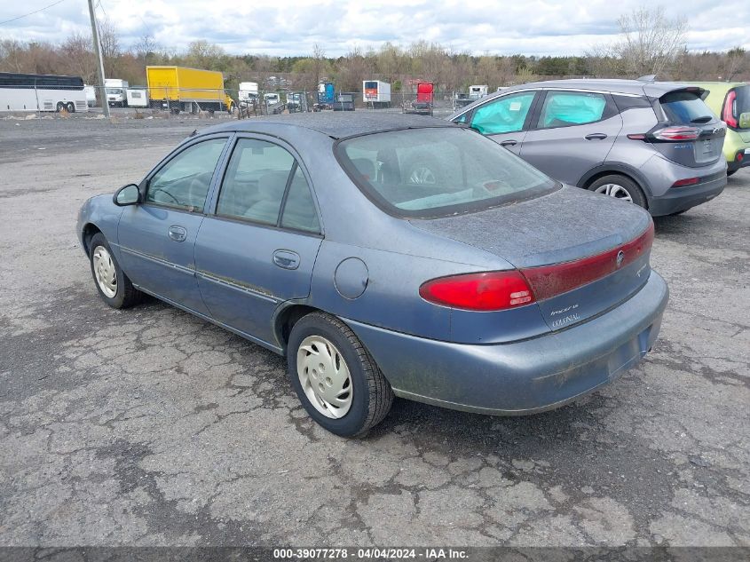 1999 Mercury Tracer Ls VIN: 1MEFM13P5XW611189 Lot: 39077278