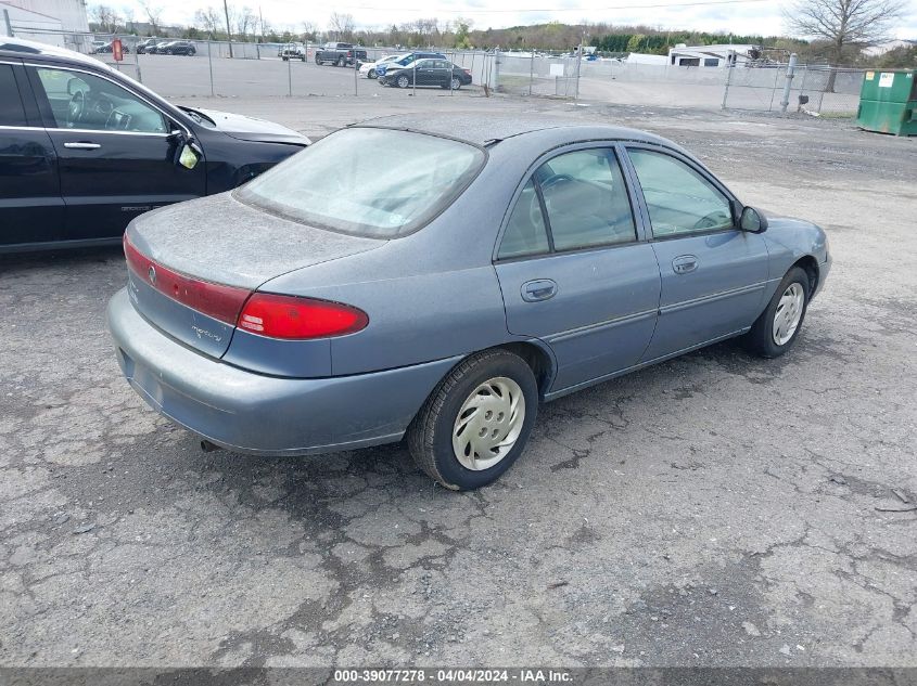 1999 Mercury Tracer Ls VIN: 1MEFM13P5XW611189 Lot: 39077278