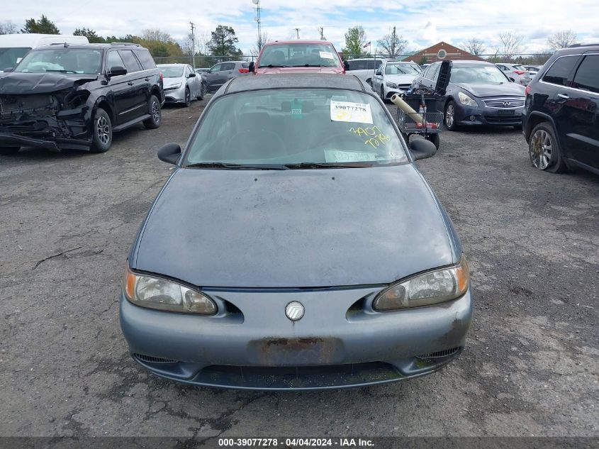 1999 Mercury Tracer Ls VIN: 1MEFM13P5XW611189 Lot: 39077278