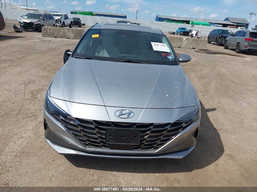 2021 Hyundai Elantra Limited VIN: 5NPLP4AG8MH004561 Lot: 39077481