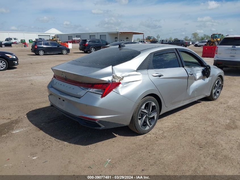 2021 Hyundai Elantra Limited VIN: 5NPLP4AG8MH004561 Lot: 39077481