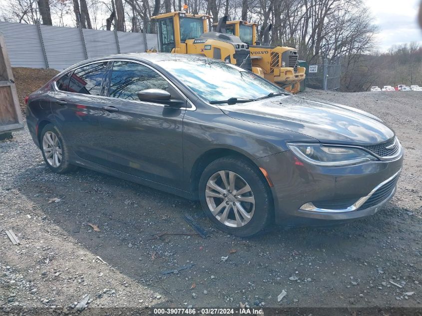 1C3CCCAB2FN651734 | 2015 CHRYSLER 200