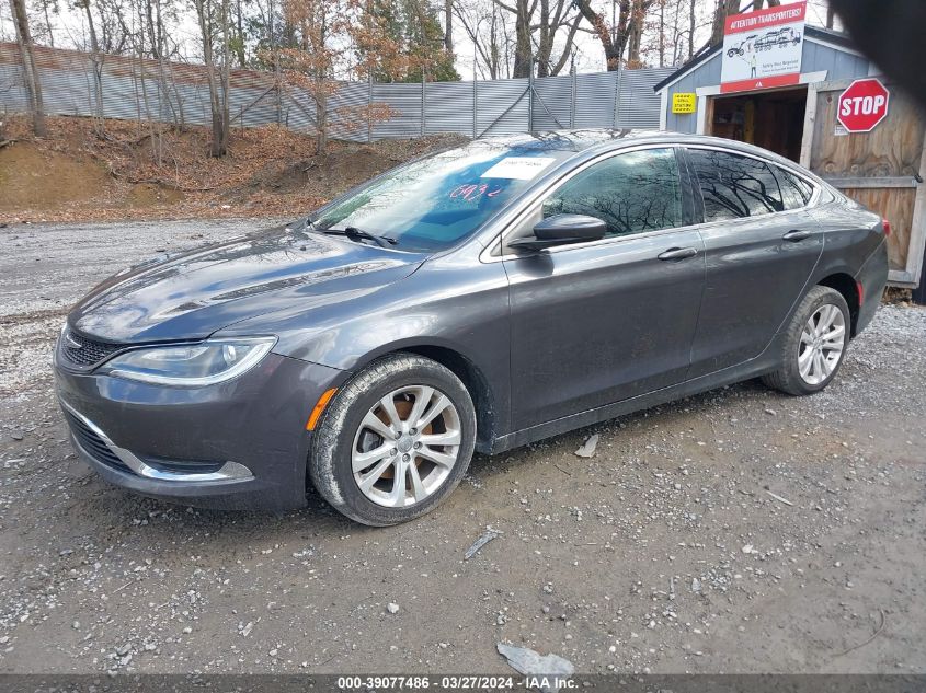 1C3CCCAB2FN651734 | 2015 CHRYSLER 200