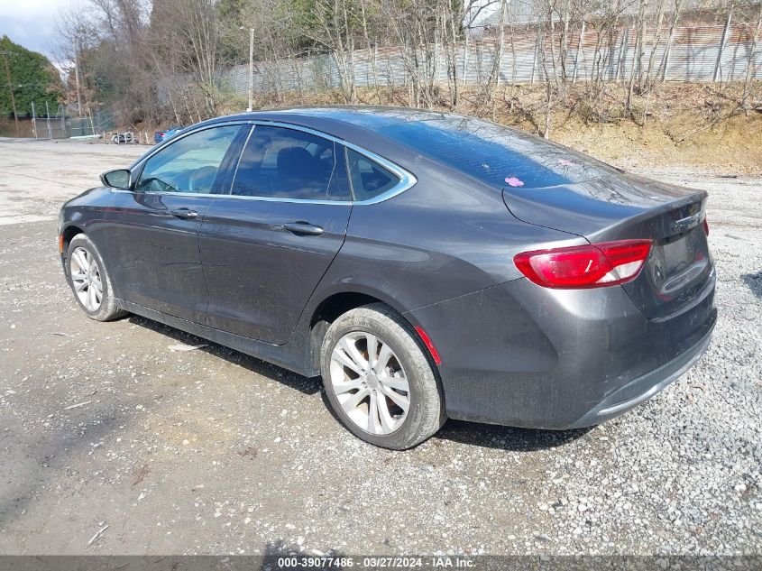 1C3CCCAB2FN651734 | 2015 CHRYSLER 200