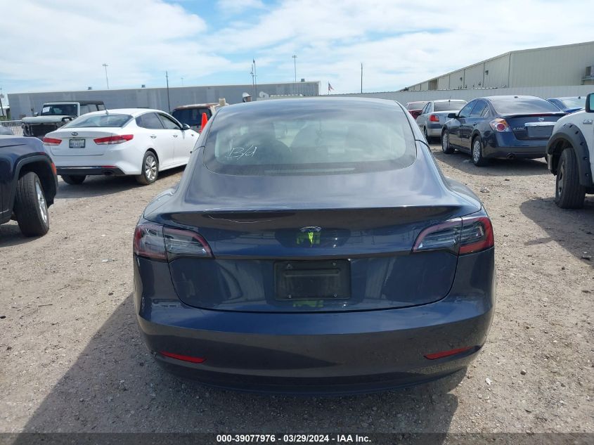 2023 Tesla Model 3 Rear-Wheel Drive VIN: 5YJ3E1EA4PF436707 Lot: 39077976