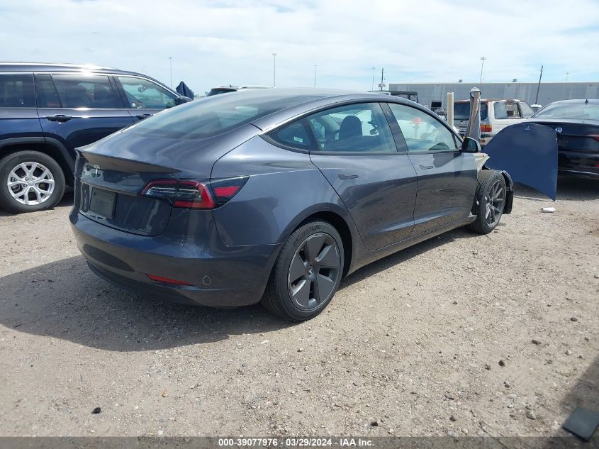 2023 Tesla Model 3 Rear-Wheel Drive VIN: 5YJ3E1EA4PF436707 Lot: 39077976