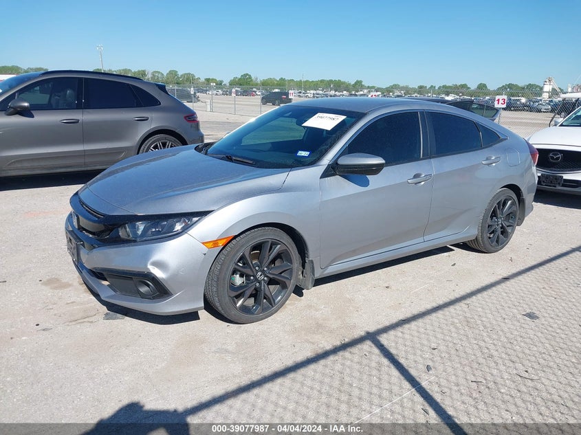 VIN 19XFC2F80KE022195 2019 HONDA CIVIC SPORT