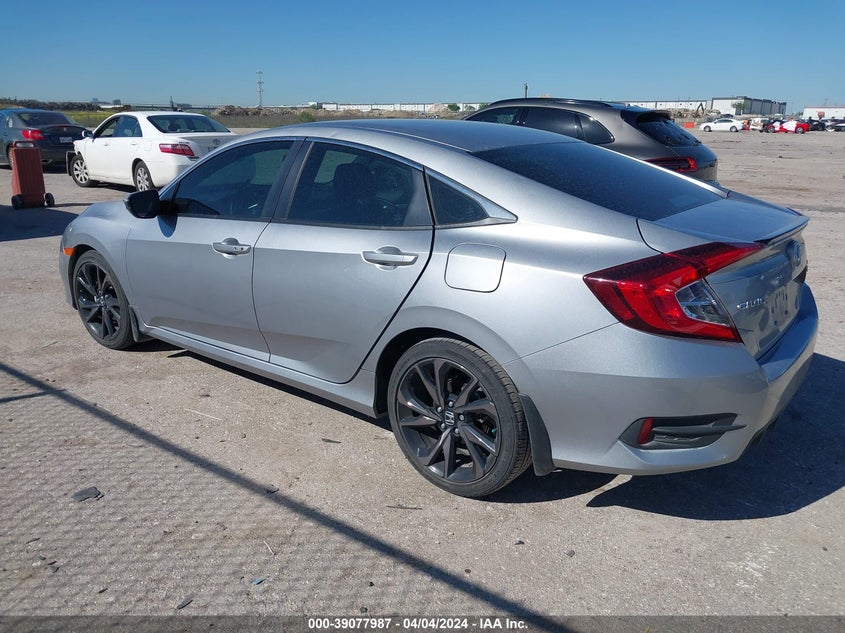 VIN 19XFC2F80KE022195 2019 HONDA CIVIC SPORT