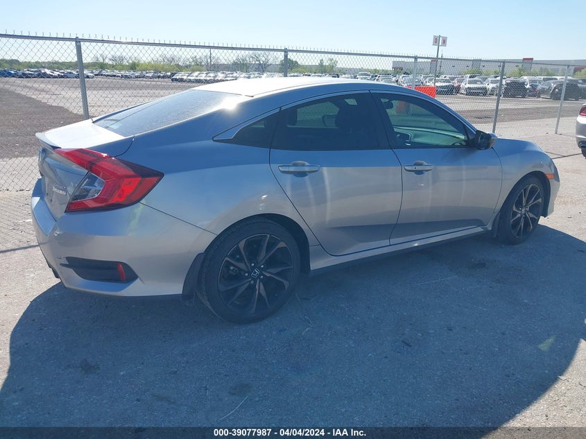 VIN 19XFC2F80KE022195 2019 HONDA CIVIC SPORT