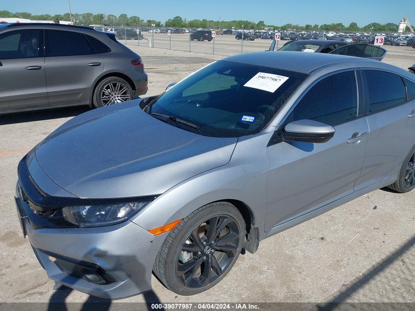VIN 19XFC2F80KE022195 2019 HONDA CIVIC SPORT