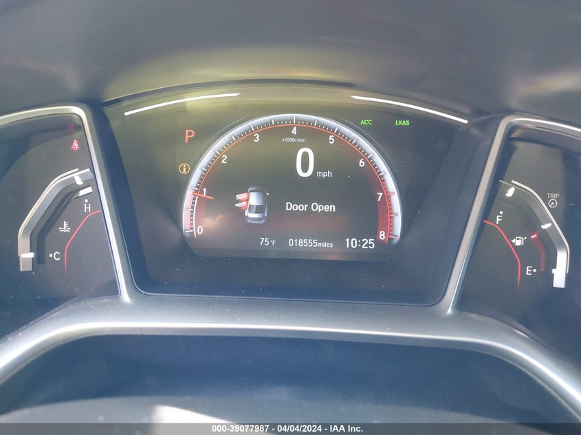 VIN 19XFC2F80KE022195 2019 HONDA CIVIC SPORT