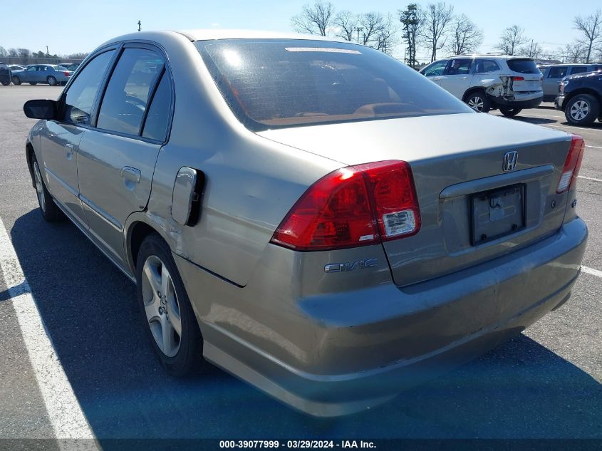 2HGES26754H549356 | 2004 HONDA CIVIC