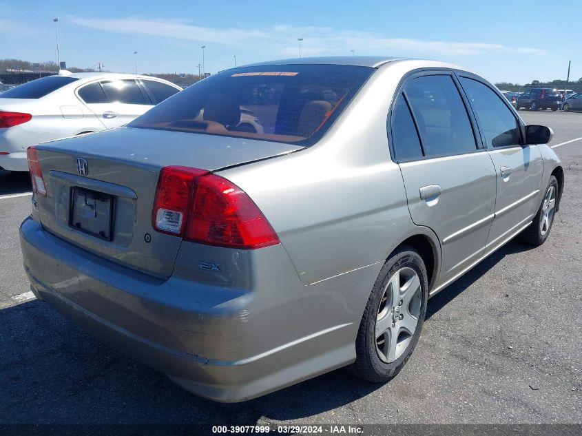 2HGES26754H549356 | 2004 HONDA CIVIC