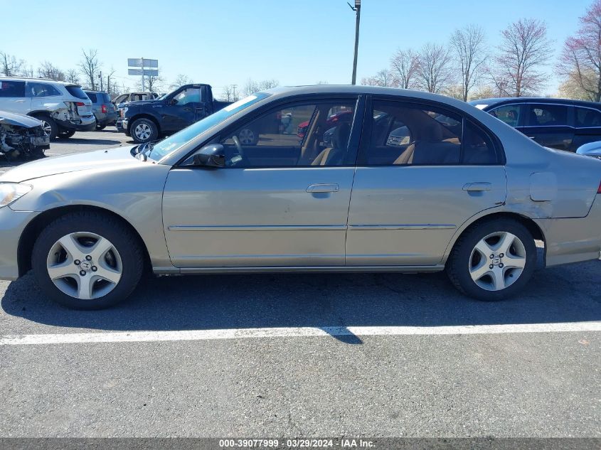 2HGES26754H549356 | 2004 HONDA CIVIC