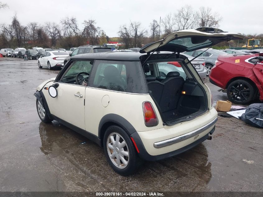 2004 Mini Cooper VIN: WMWRC33434TJ60941 Lot: 39078161