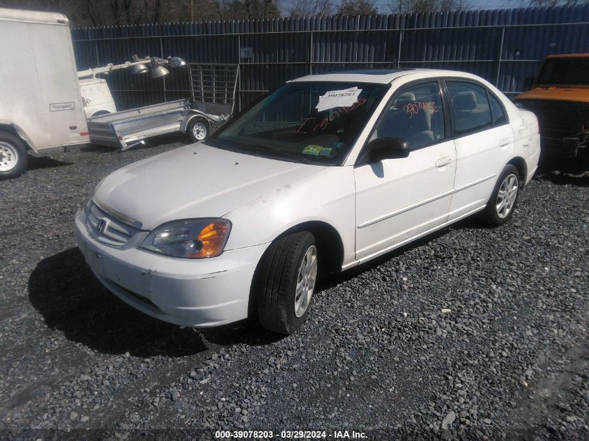 2HGES26743H581052 | 2003 HONDA CIVIC