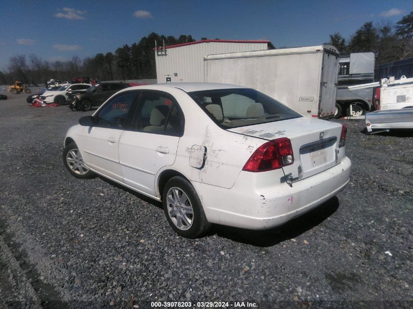 2HGES26743H581052 | 2003 HONDA CIVIC