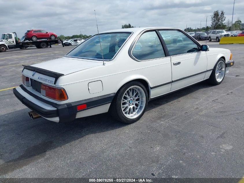 WBAEC7405F0605654 1985 BMW 635 Csi