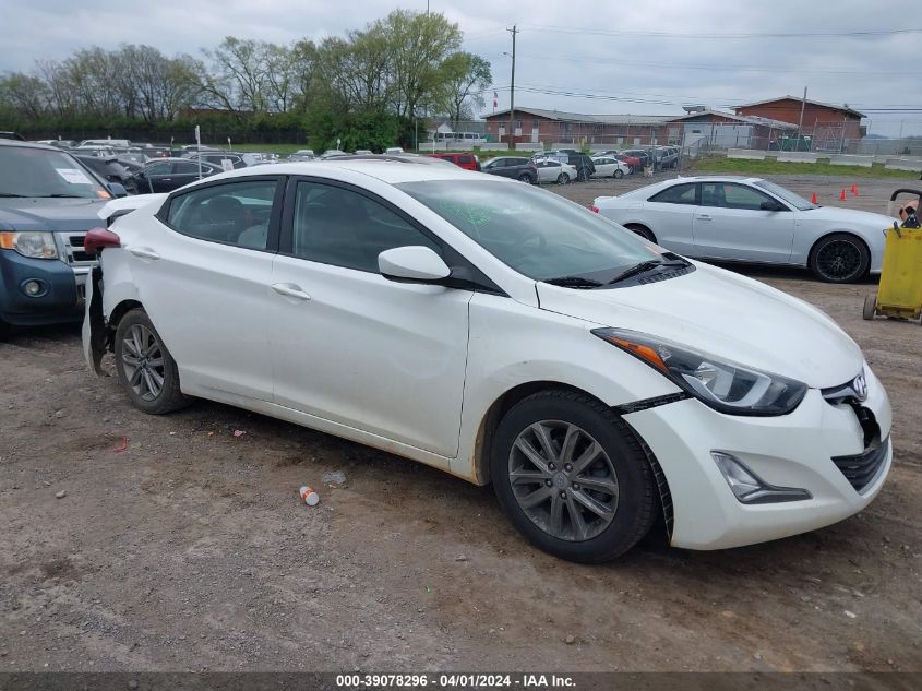 2014 Hyundai Elantra Se VIN: 5NPDH4AE3EH481819 Lot: 39078296