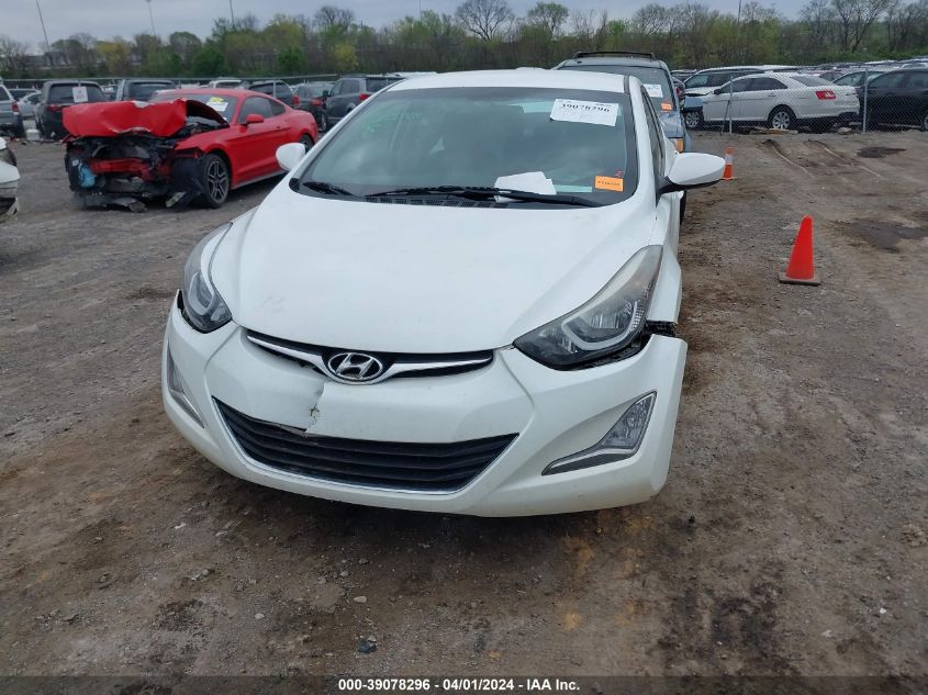 2014 Hyundai Elantra Se VIN: 5NPDH4AE3EH481819 Lot: 39078296