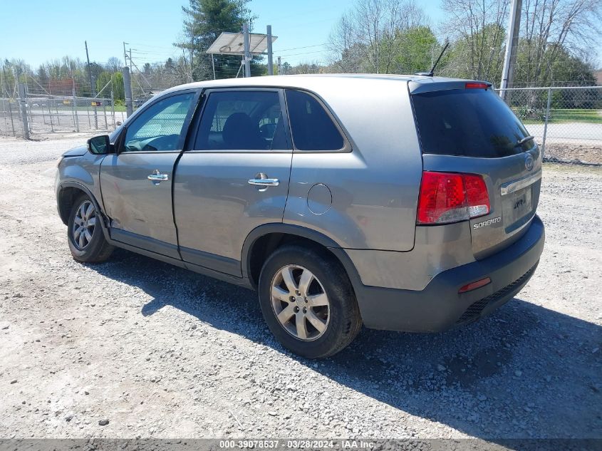 2012 Kia Sorento Lx VIN: 5XYKT3A19CG304855 Lot: 39078537