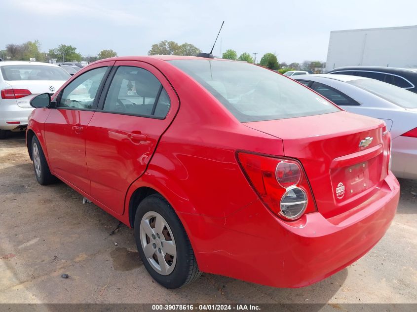 1G1JA5SH8F4114517 | 2015 CHEVROLET SONIC