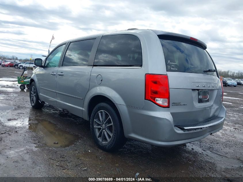 2017 Dodge Grand Caravan Sxt VIN: 2C4RDGCG9HR853141 Lot: 40649762