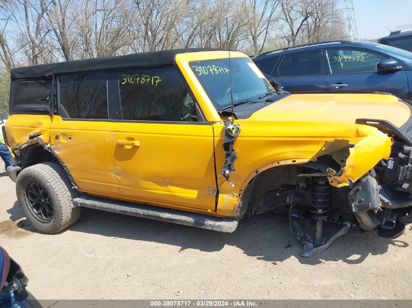 2021 Ford Bronco Outer Banks VIN: 1FMDE5BH7MLA95966 Lot: 39078717