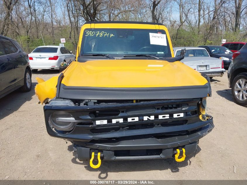 2021 Ford Bronco Outer Banks VIN: 1FMDE5BH7MLA95966 Lot: 39078717