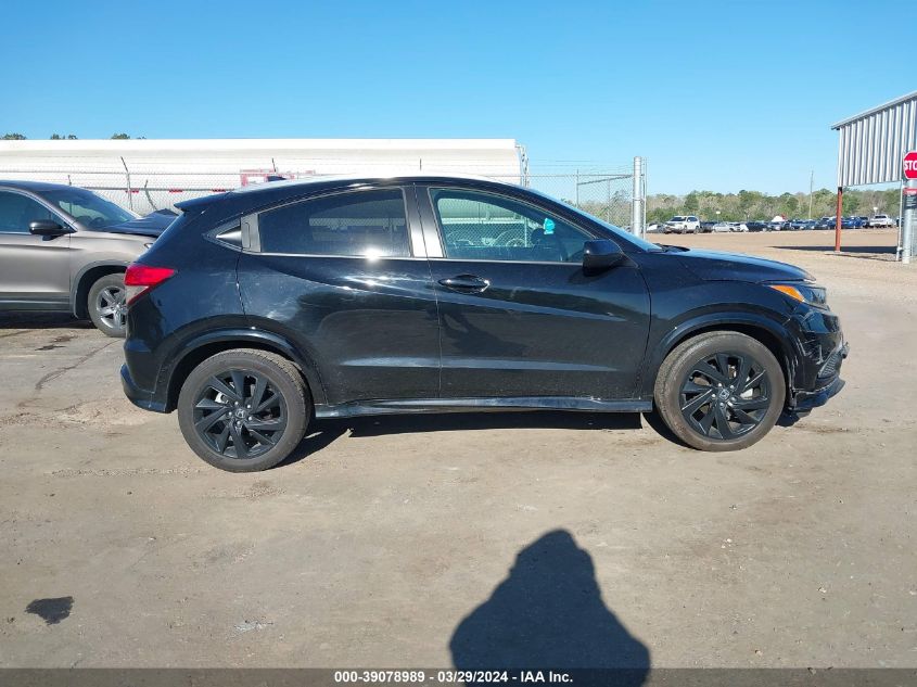 2022 Honda Hr-V 2Wd Sport VIN: 3CZRU5H18NM733319 Lot: 39078989