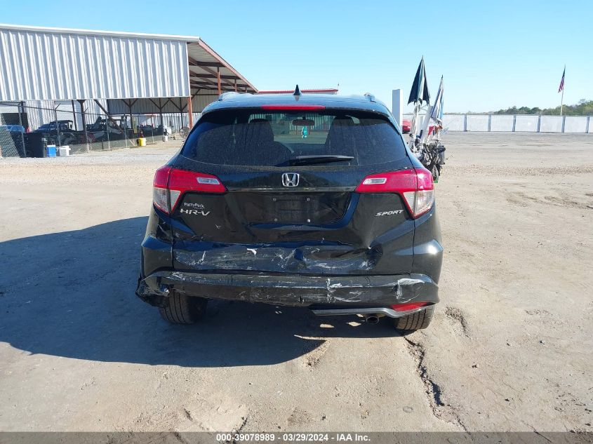 2022 Honda Hr-V 2Wd Sport VIN: 3CZRU5H18NM733319 Lot: 39078989