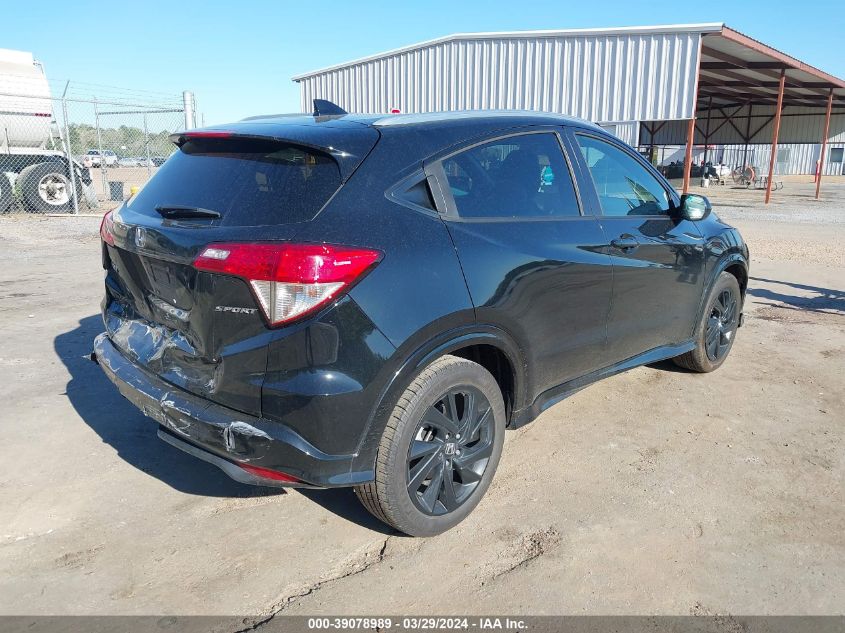 2022 Honda Hr-V 2Wd Sport VIN: 3CZRU5H18NM733319 Lot: 39078989