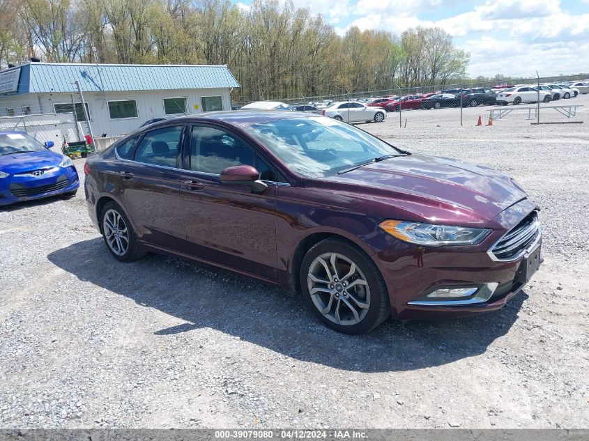 2017 Ford Fusion S VIN: 3FA6P0G75HR169988 Lot: 39079080