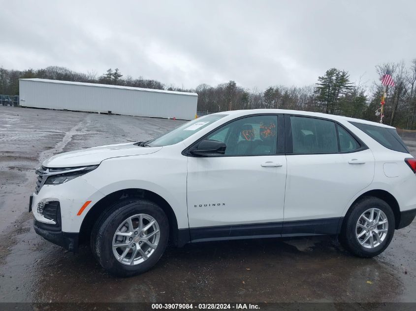 2022 Chevrolet Equinox Awd Ls VIN: 3GNAXSEV7NS210845 Lot: 39079084