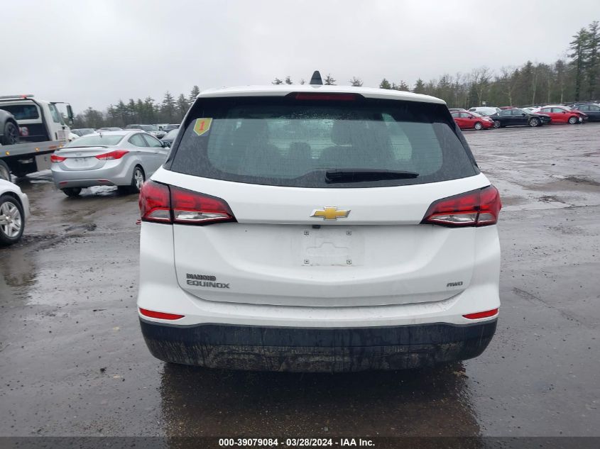 2022 Chevrolet Equinox Awd Ls VIN: 3GNAXSEV7NS210845 Lot: 39079084