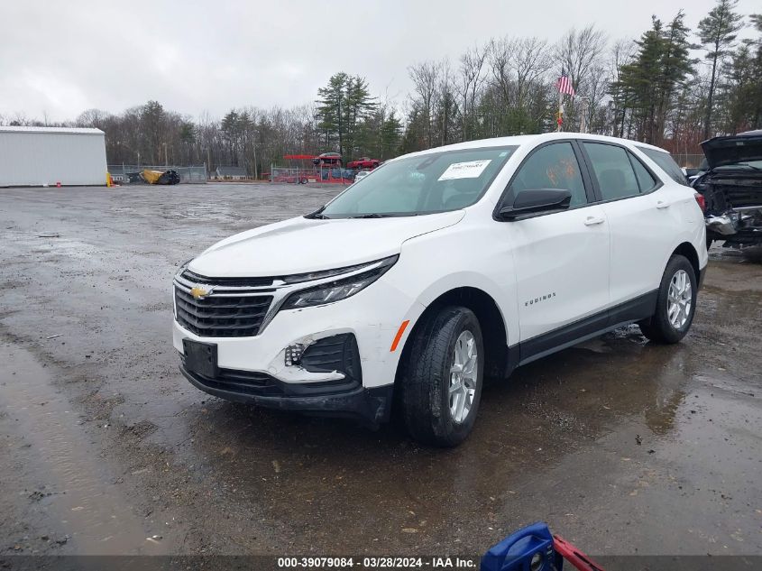 2022 Chevrolet Equinox Awd Ls VIN: 3GNAXSEV7NS210845 Lot: 39079084