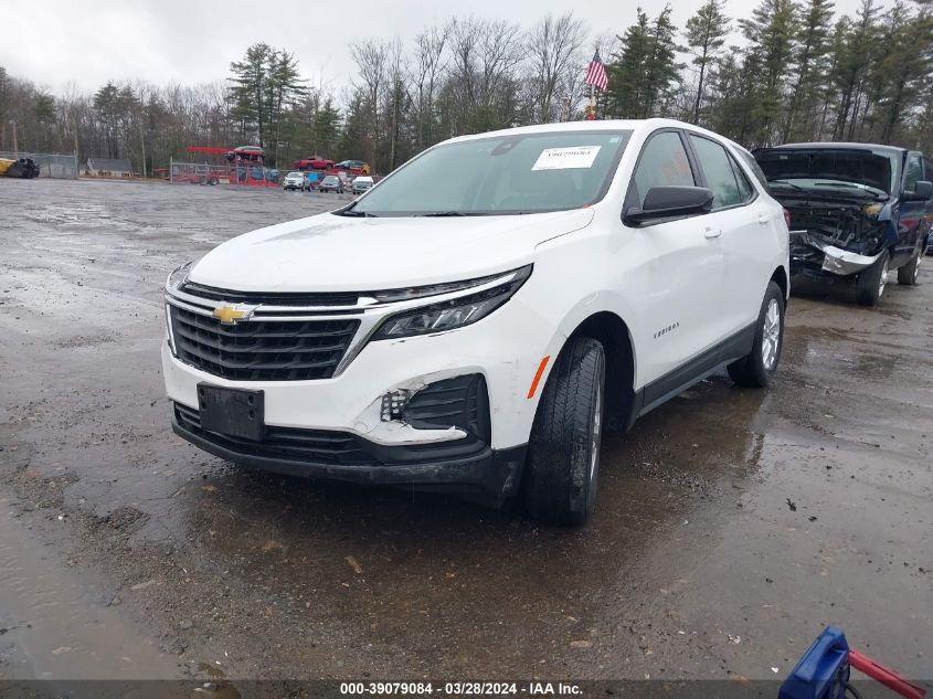 2022 Chevrolet Equinox Awd Ls VIN: 3GNAXSEV7NS210845 Lot: 39079084