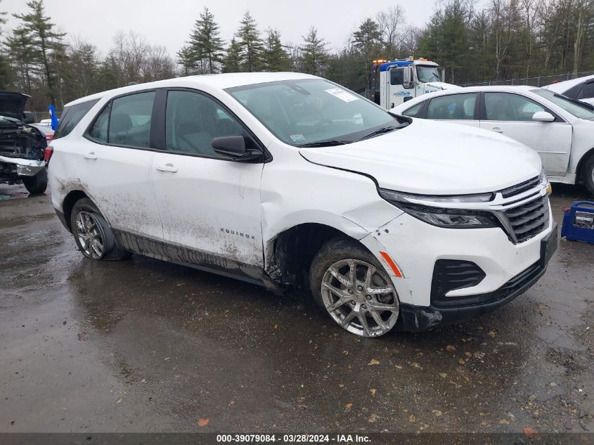 2022 Chevrolet Equinox Awd Ls VIN: 3GNAXSEV7NS210845 Lot: 39079084