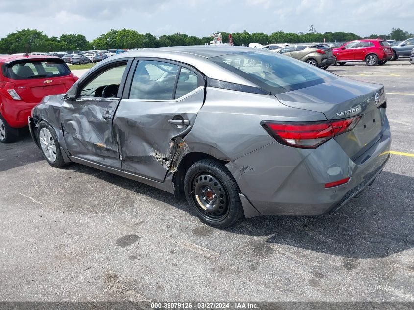 3N1AB8BV5LY292814 | 2020 NISSAN SENTRA