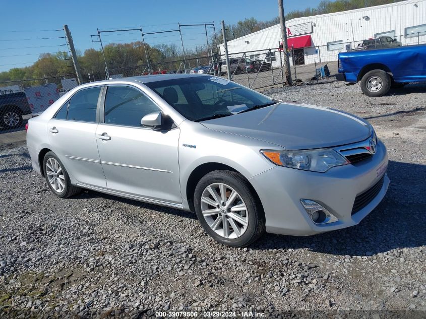 2012 Toyota Camry Hybrid Xle VIN: 4T1BD1FK7CU023909 Lot: 39079506