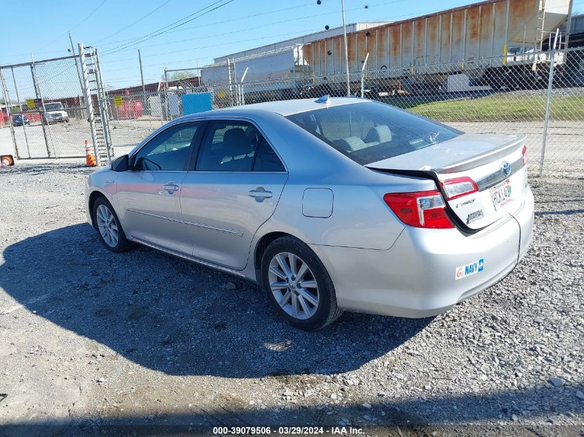 2012 Toyota Camry Hybrid Xle VIN: 4T1BD1FK7CU023909 Lot: 39079506