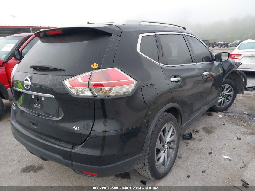 2015 Nissan Rogue Sl VIN: 5N1AT2MT3FC867827 Lot: 39079588