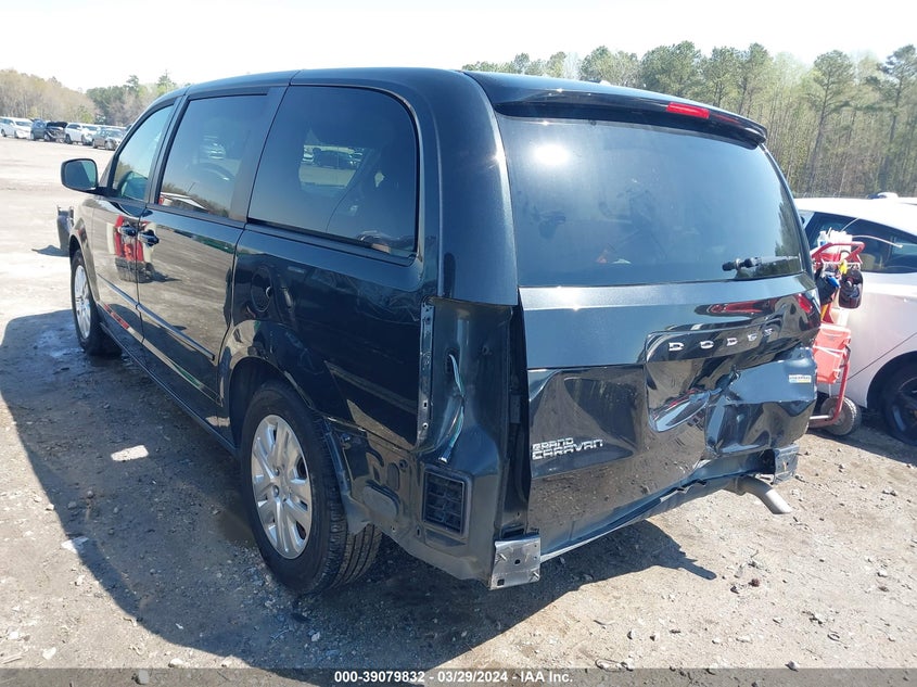 2016 DODGE GRAND CARAVAN SE - 2C4RDGBG2GR387410