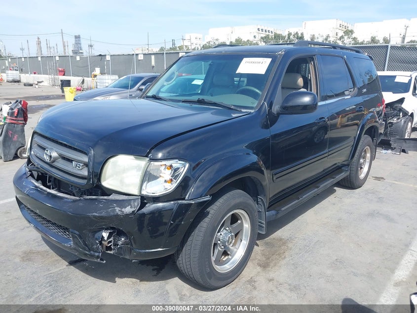 2003 Toyota Sequoia Sr5 V8 VIN: 5TDZT34A83S151883 Lot: 39080047
